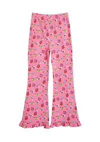 Girls 7-16 Printed Flared Leggings