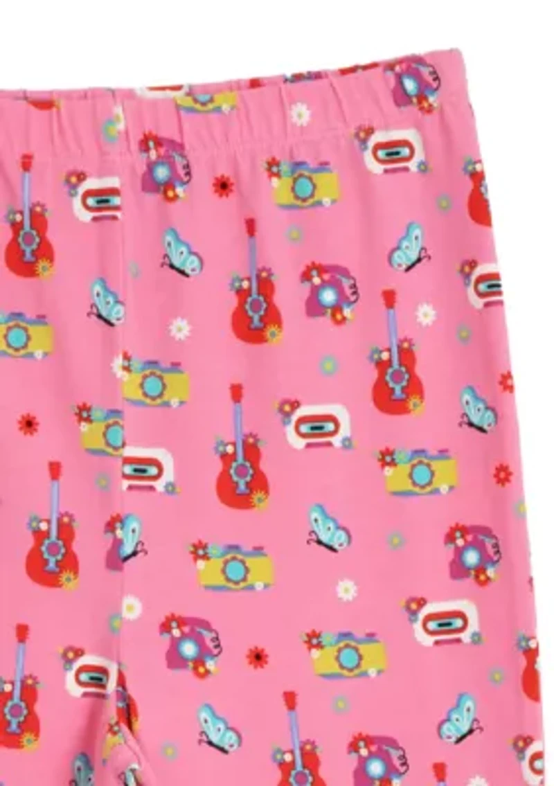 Girls 7-16 Printed Flared Leggings