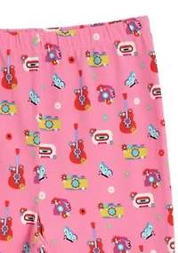 Girls 7-16 Printed Flared Leggings
