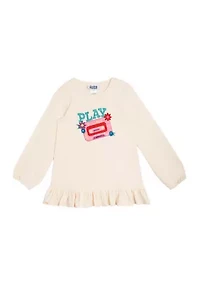 Girls 7-16 Cassette Appliqué Top