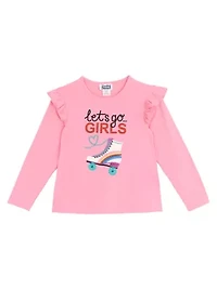 Girls 7-16 Long Sleeve Skate Graphic T-Shirt