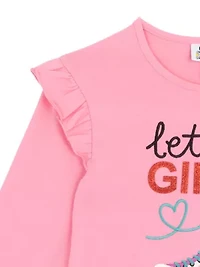 Girls 7-16 Long Sleeve Skate Graphic T-Shirt