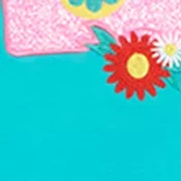 Girls 7-16 Phone Appliqué Top