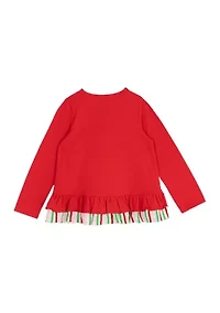 Girls 4-6x  Merry and Bright Top