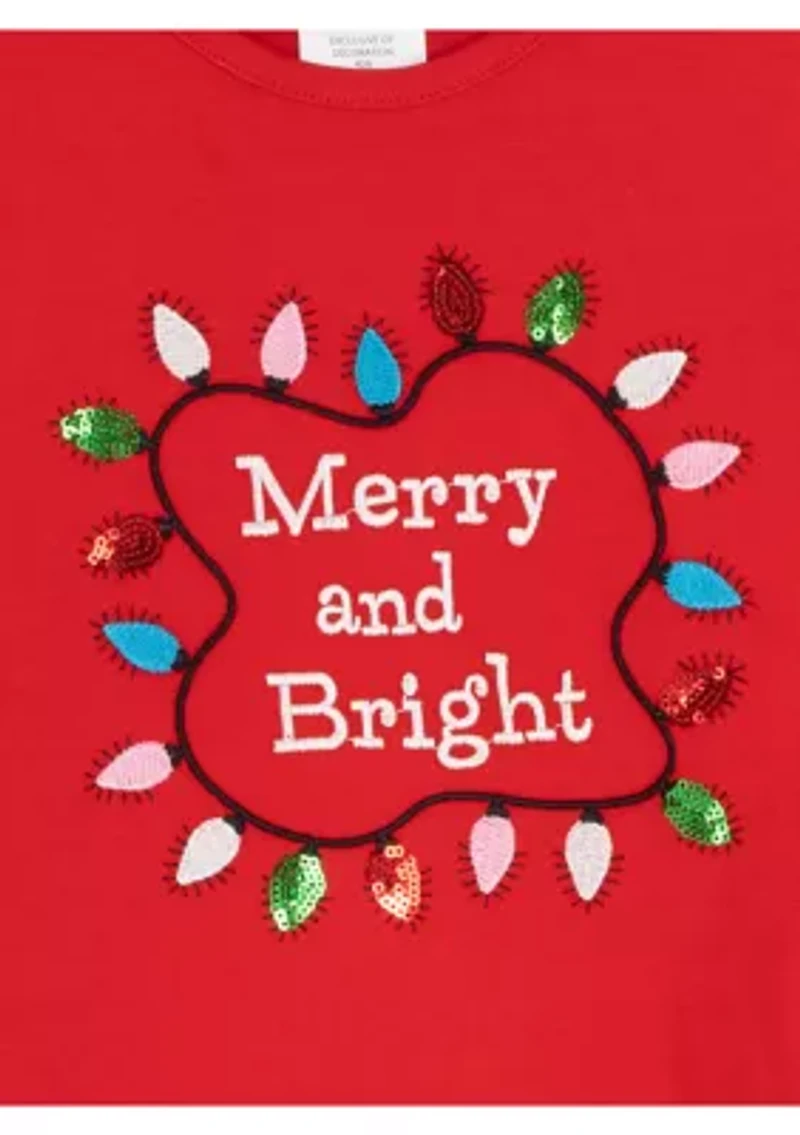 Girls 4-6x  Merry and Bright Top