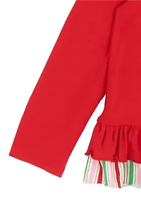 Girls 4-6x  Merry and Bright Top
