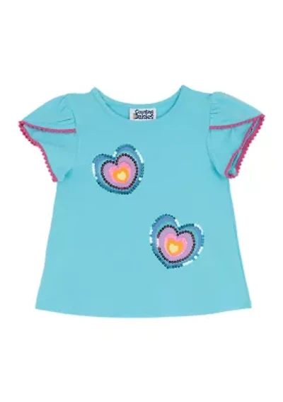 Girls 4-6 Heart Top