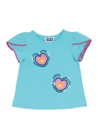 Girls 4-6 Heart Top