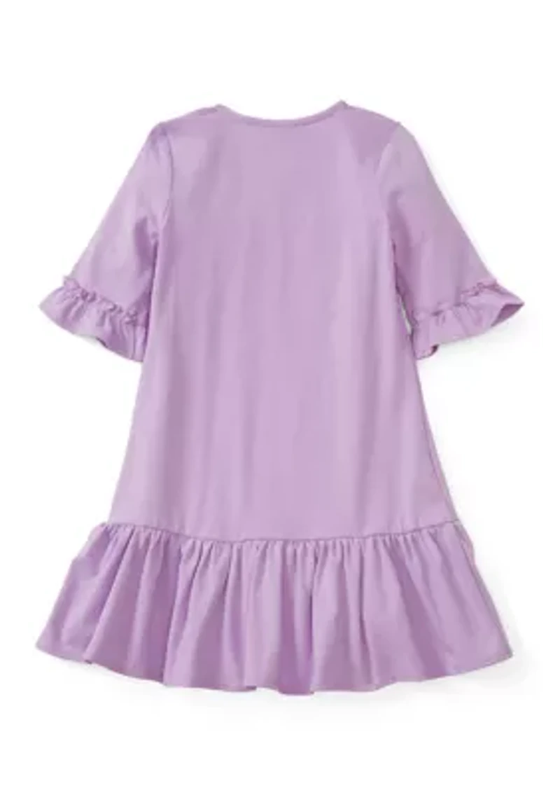 Girls 4-6x Hearts Maxi Dress