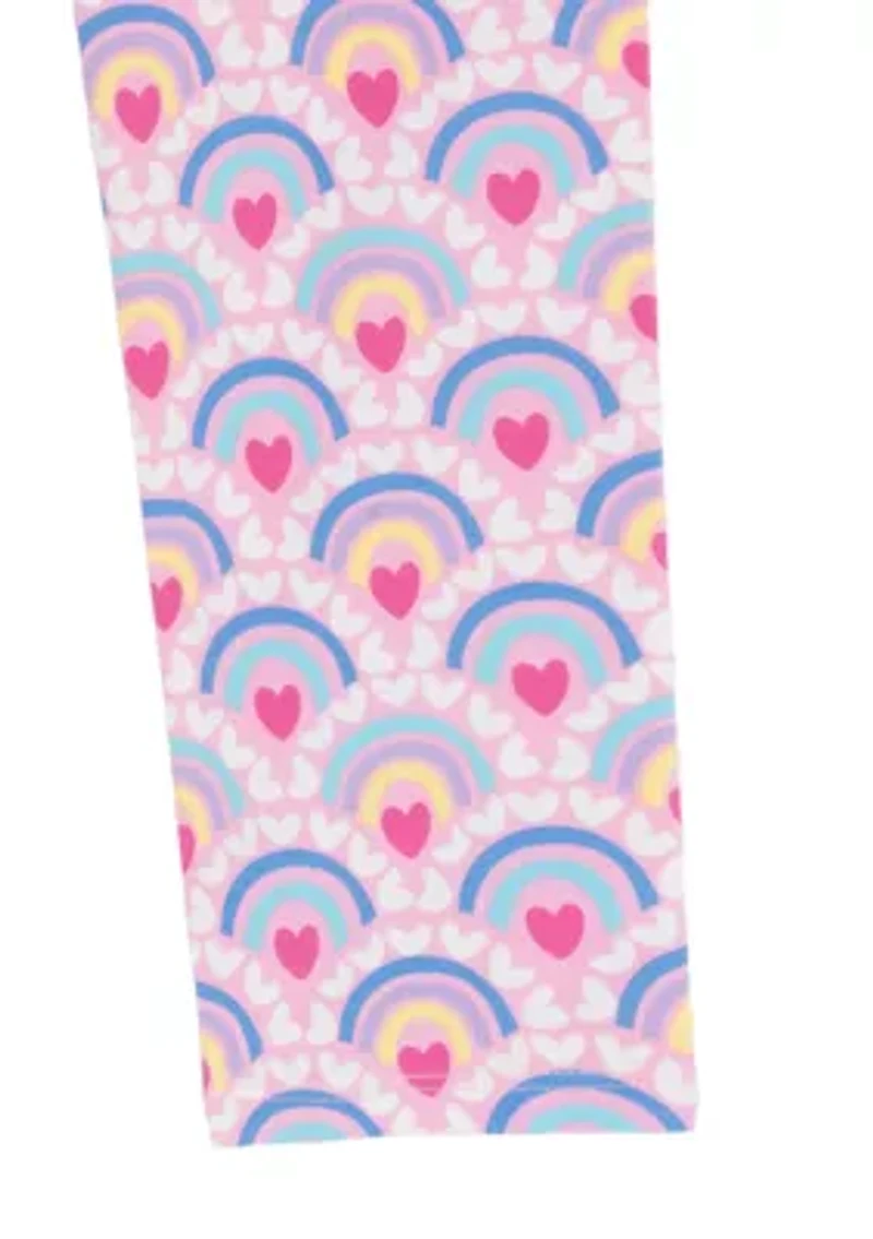 Girls 4-6 Rainbow Leggings