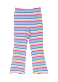 Girls 4-6 Striped Flare Leggings