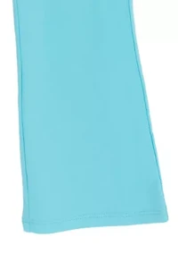 Girls 4-6 Aqua Flare Leggings