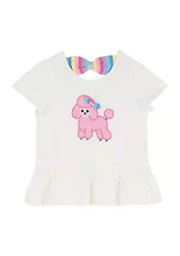 Girls 4-6x Poodle Top