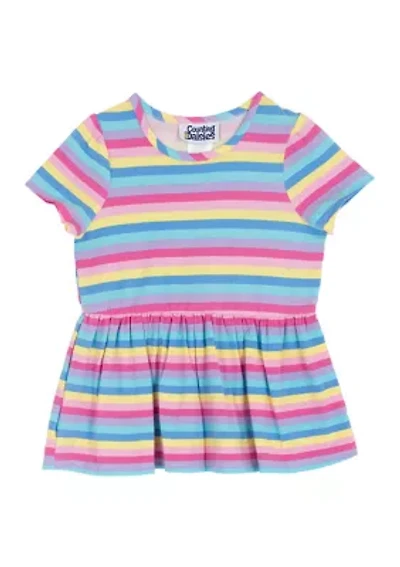 Girls 4-6x Striped Babydoll Top