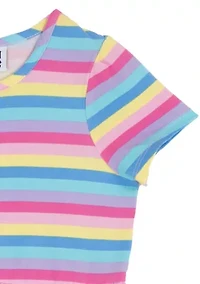 Girls 4-6x Striped Babydoll Top