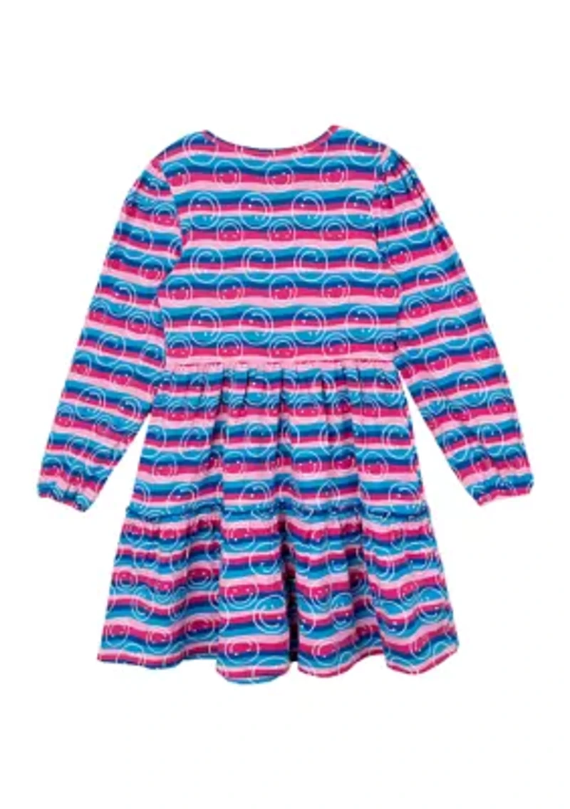 Girls 7-16 Stripe Smile Dress