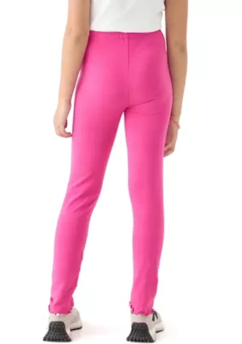 Girls 7-16 Pink Leggings