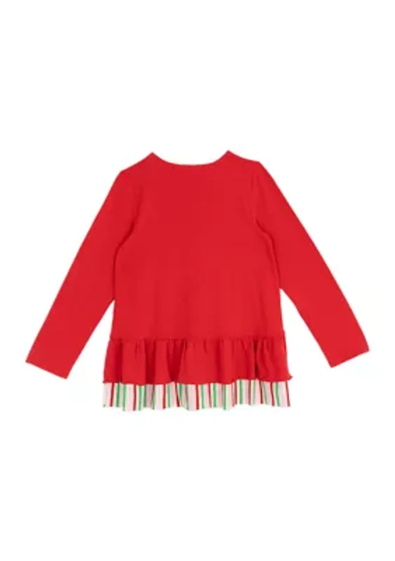 Girls 7-16 Merry and Bright Top