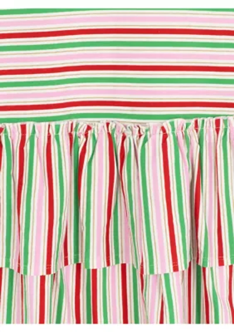 Girls 7-16 Long Sleeve Stripe Dress