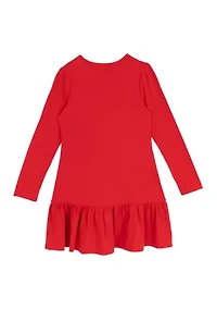 Girls 7-16 Long Sleeve Merry Dress