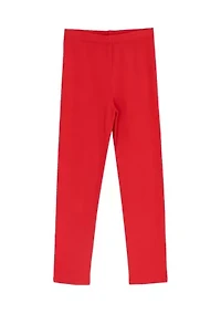 Girls 7-16 Red Leggings