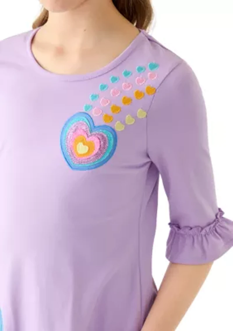 Girls 7-16 Heart Dress