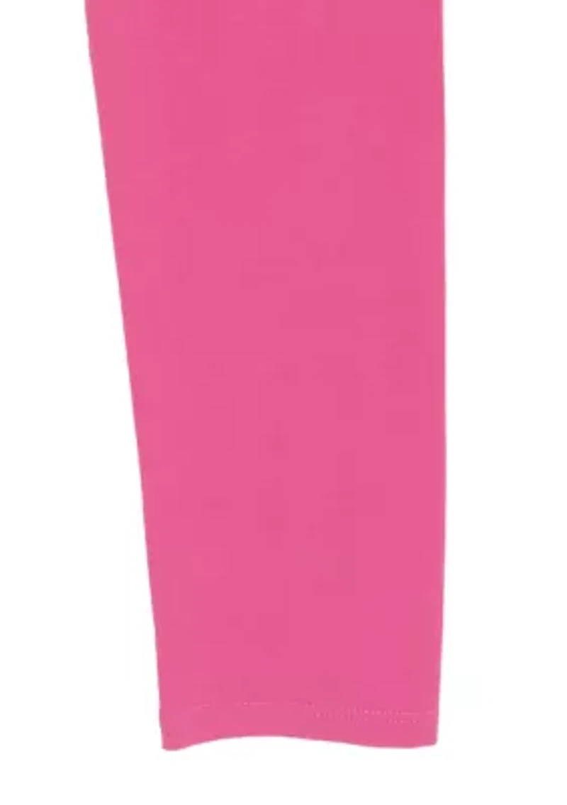 Girls 7-16 Pink Leggings