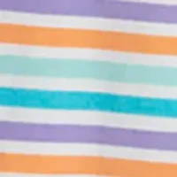 Girls 4-6x Sleeveless Striped Knit Top