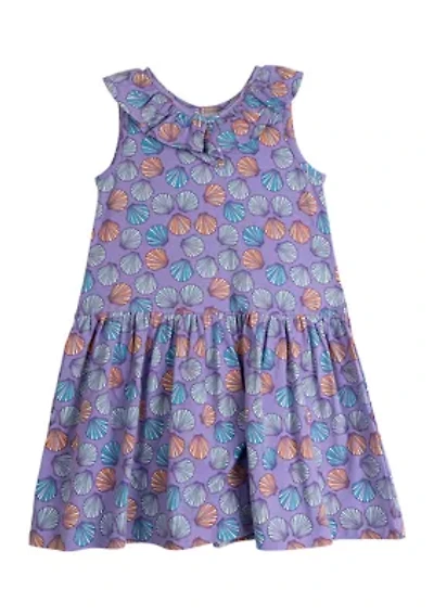 Girls 4-6x Sleeveless Printed Dress