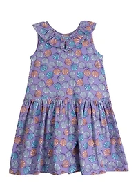 Girls 4-6x Sleeveless Printed Dress