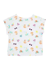 Girls 4-6x Printed Top