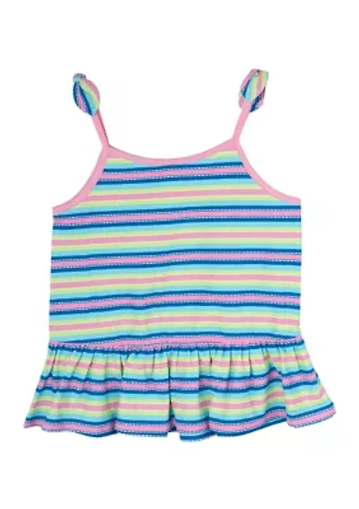 Girls 4-6x Multi Stripe Tank Top
