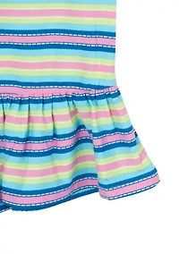Girls 4-6x Multi Stripe Tank Top