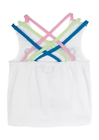Girls 4-6x Flamingo Graphic Tank Top