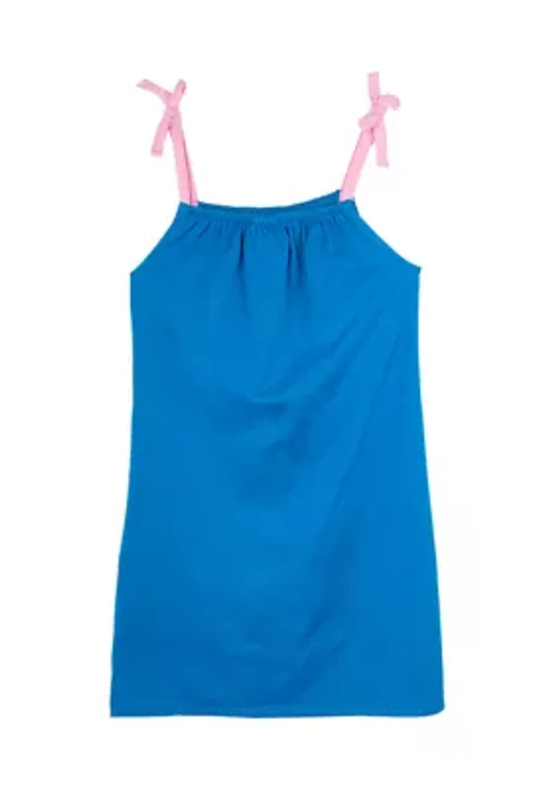 Girls 4-6x Sleeveless Flamingo Dress