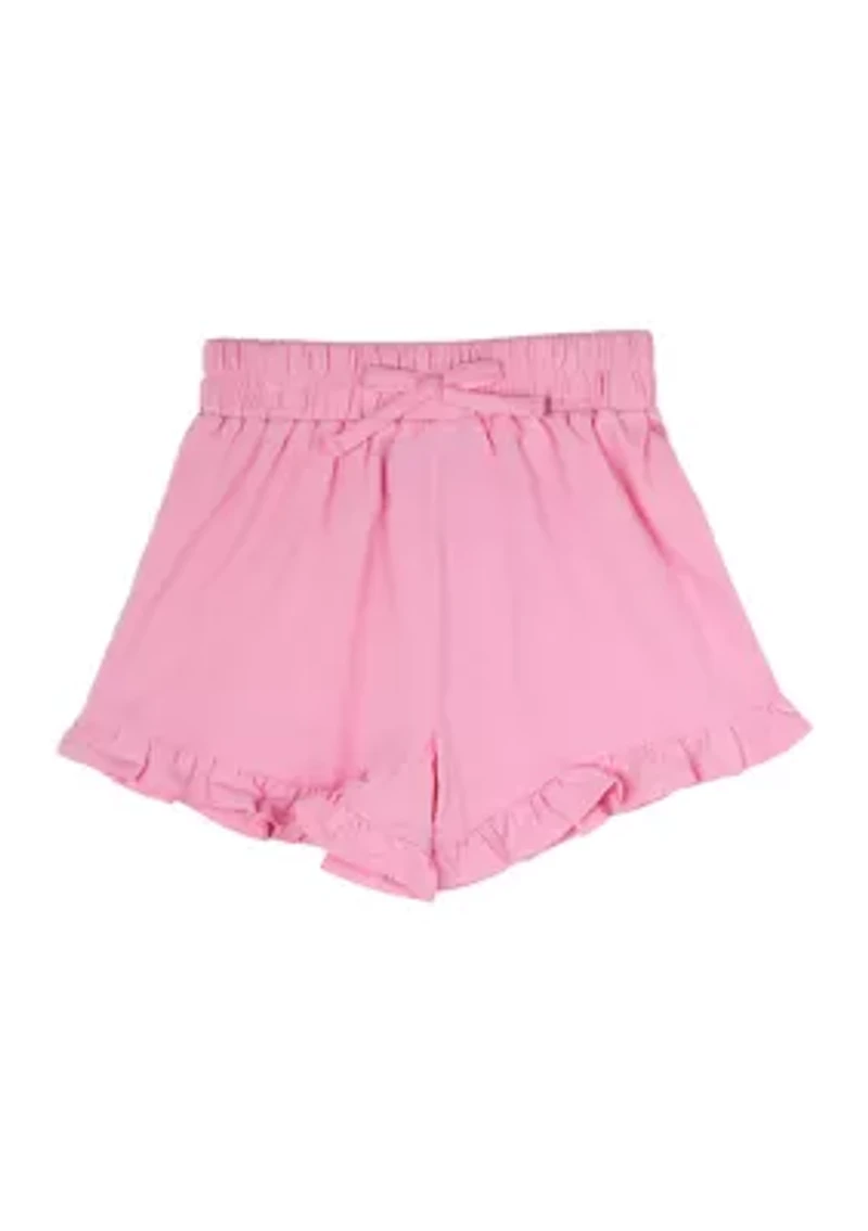 Girls 4-6x Ruffle Shorts