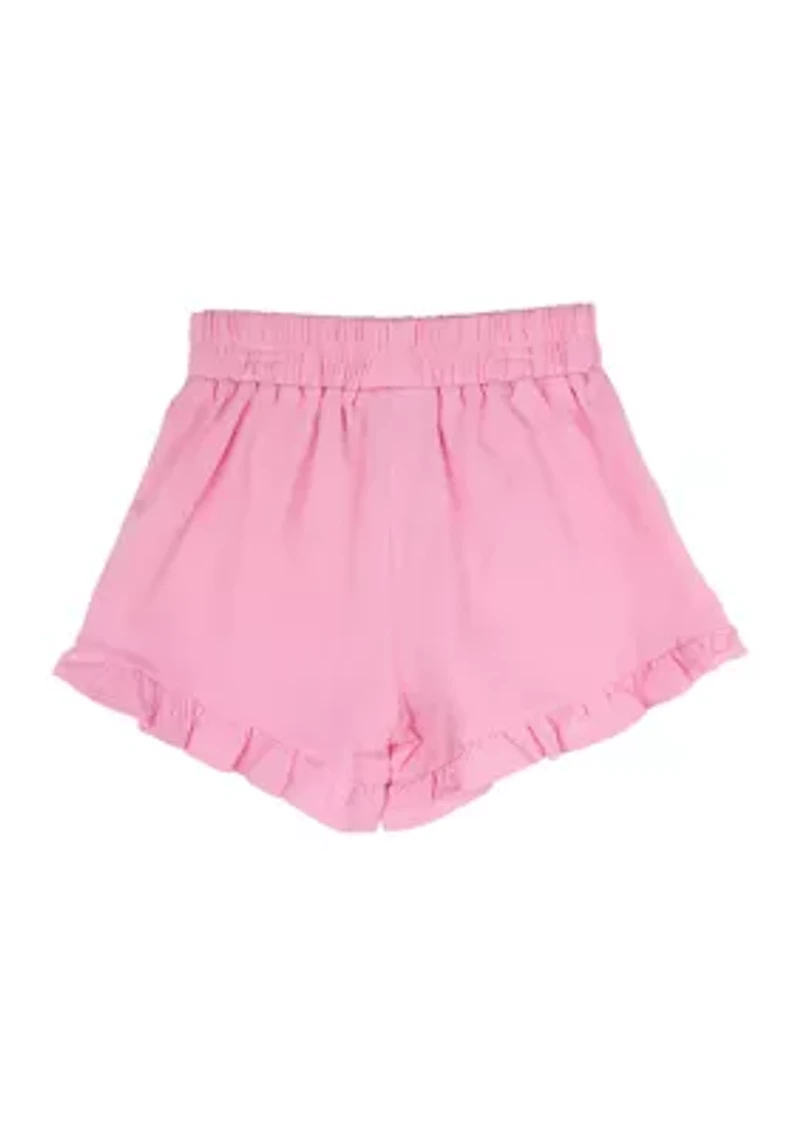Girls 4-6x Ruffle Shorts