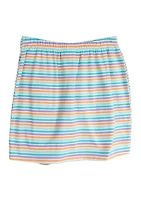 Girls 7-16 Pull On Printed Knit Skirt