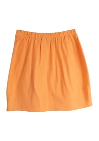 Girls 7-16 Pull On Knit Skirt