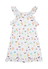Girls 7-16 Printed Dress