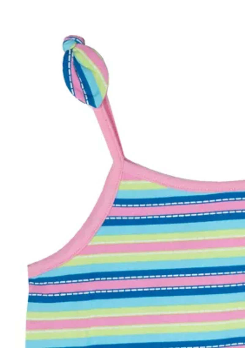 Girls 7-16 Multi Stripe Tank Top