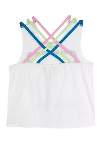 Girls 7-16 Flamingo Graphic Tank Top
