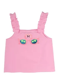 Girls 7-16 Flamingo Graphic Tank Top