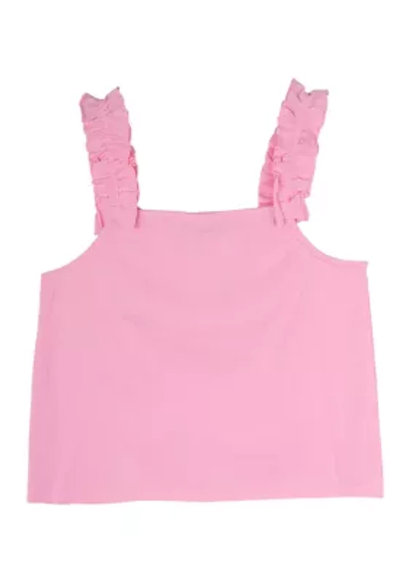 Girls 7-16 Flamingo Graphic Tank Top