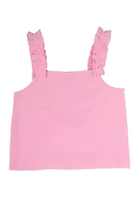 Girls 7-16 Flamingo Graphic Tank Top