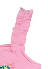 Girls 7-16 Flamingo Graphic Tank Top