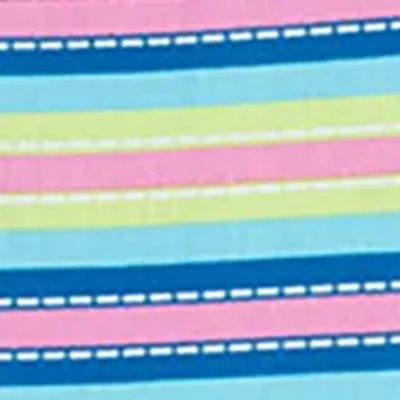 Girls 7-16 Flutter Sleeve Striped Dress