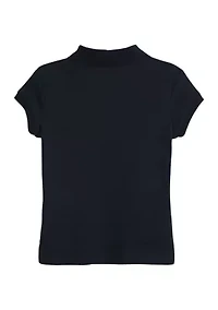 Girls 4-6x Interlock Polo Shirt