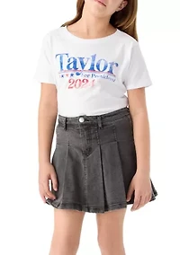 Girls 7-16 President Short Sleeve Graphic T-Shirt