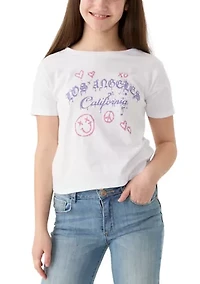 Girls 8-18 Los Angeles Graphic T-Shirt